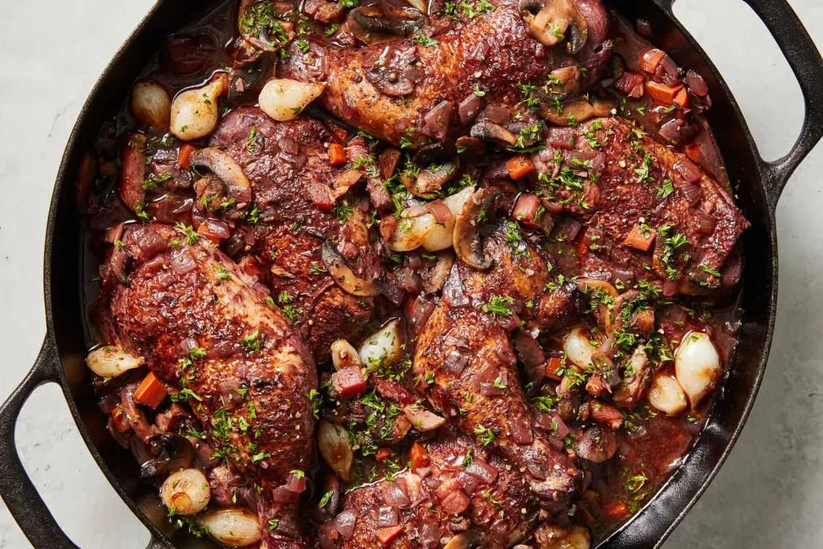Can I Use a Steel Saucepan in the Oven for Coq au Vin?