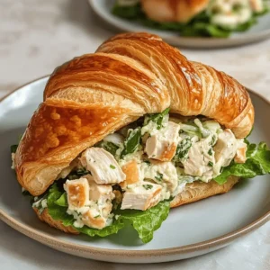 Chicken Salad Croissant: A Symphony of Flavors and Perfect Sides