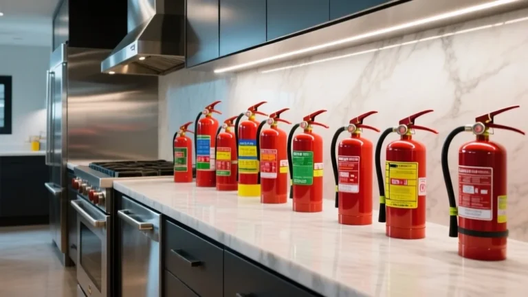 Choosing the Right Fire Extinguisher Types and Uses for Your Kitchen