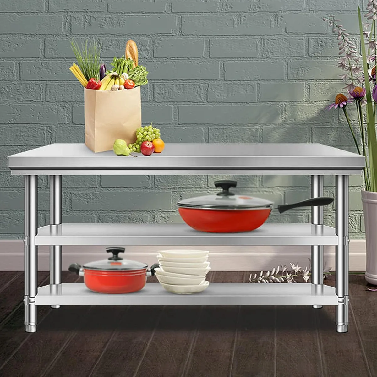 Choosing Prep Tables Surfaces: Stainless Steel Wood More
