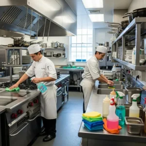 Cleaning and Sanitizing Commercial Kitchen Equipment: A Comprehensive Guide