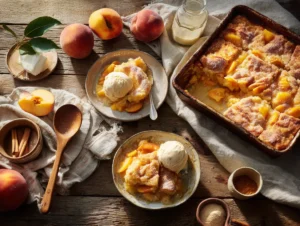 Exploring the July Flavor of the Month: Classic Southern Peach Cobbler