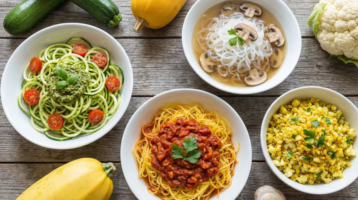 Low-Carb Side Dishes: Pasta & Rice Replacements