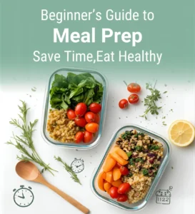 Meal Prep Basics: How to Save Time, Eat Well, and Actually Enjoy the Process