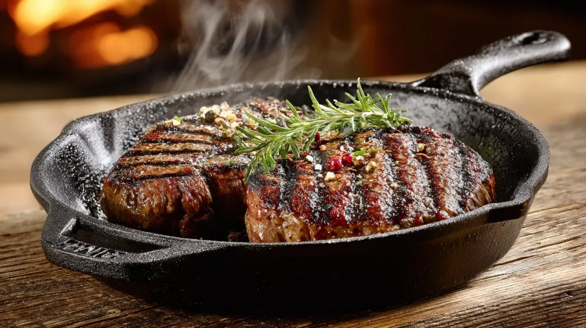 Outdoor Steak Cooking: Cast Iron vs. Convection