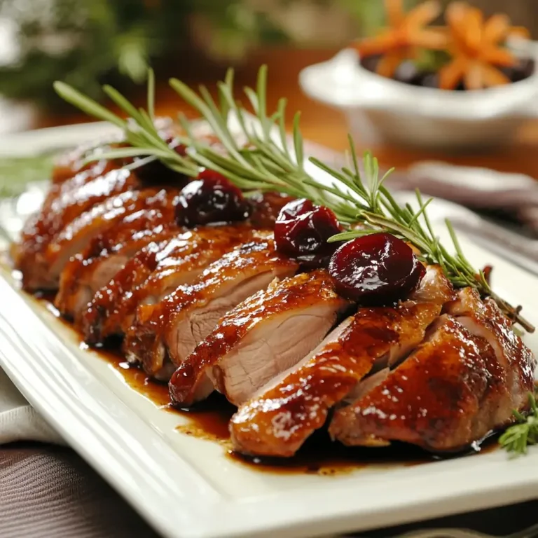 The Art of Roasted Duck and Plum Side Dishes