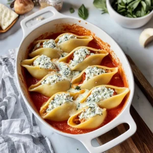 Stuffed Shells with Garlic Herb Ricotta Filling: A Symphony of Flavors