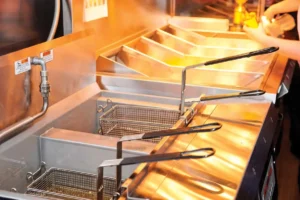 Golden Perfection: Frying Potatoes in a Commercial Fryer